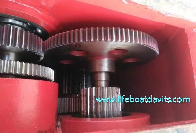 Gear Box For Totally Enclosed Lifeboat Davit Winch
