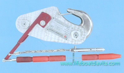 CCS And EC Approval 15KN Manual Release Hook For Rescue Boat